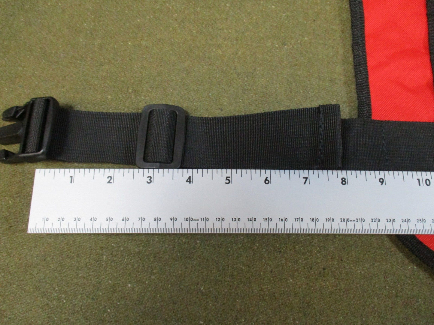 Tactical Service Dog Vest MOLLE Harness Red Black Adjustable Heavy Duty
