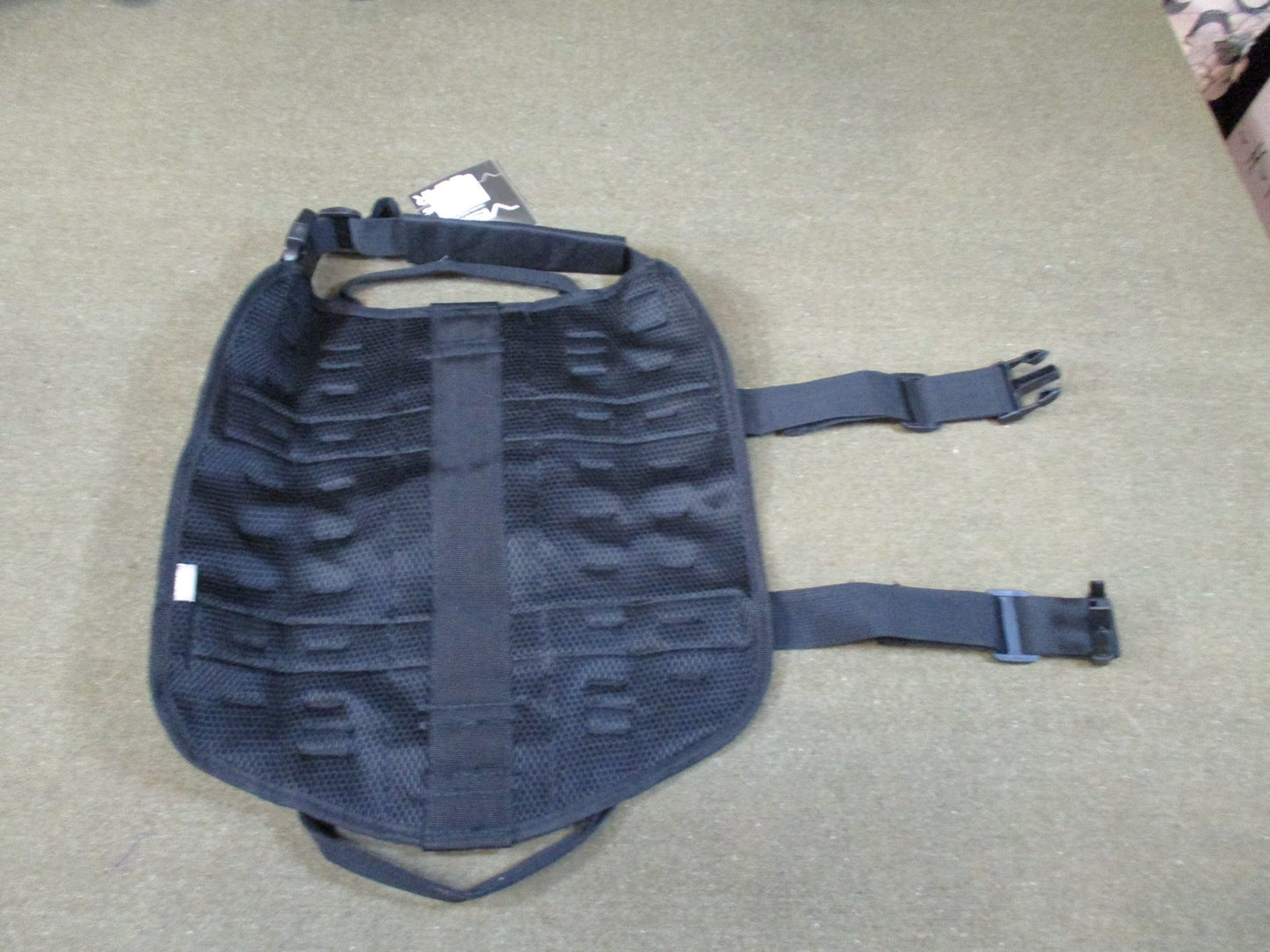VISM Tactical Dog Vest MOLLE Harness Black CVK93005BM New With Tags
