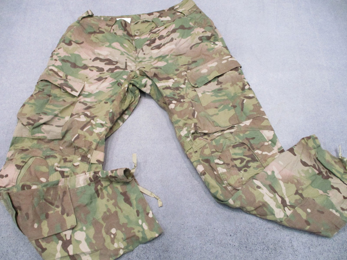 USGI Army Combat Pants OEF-CP MultiCam FR Medium Regular Crye Knee Pad Slots