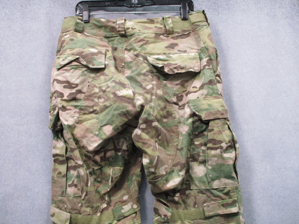 USGI Army Combat Pants OEF-CP MultiCam FR Medium Regular Crye Knee Pad Slots