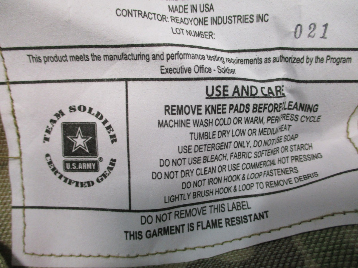 USGI Army Combat Pants OEF-CP MultiCam FR Medium Short 8415-01-F01-2836