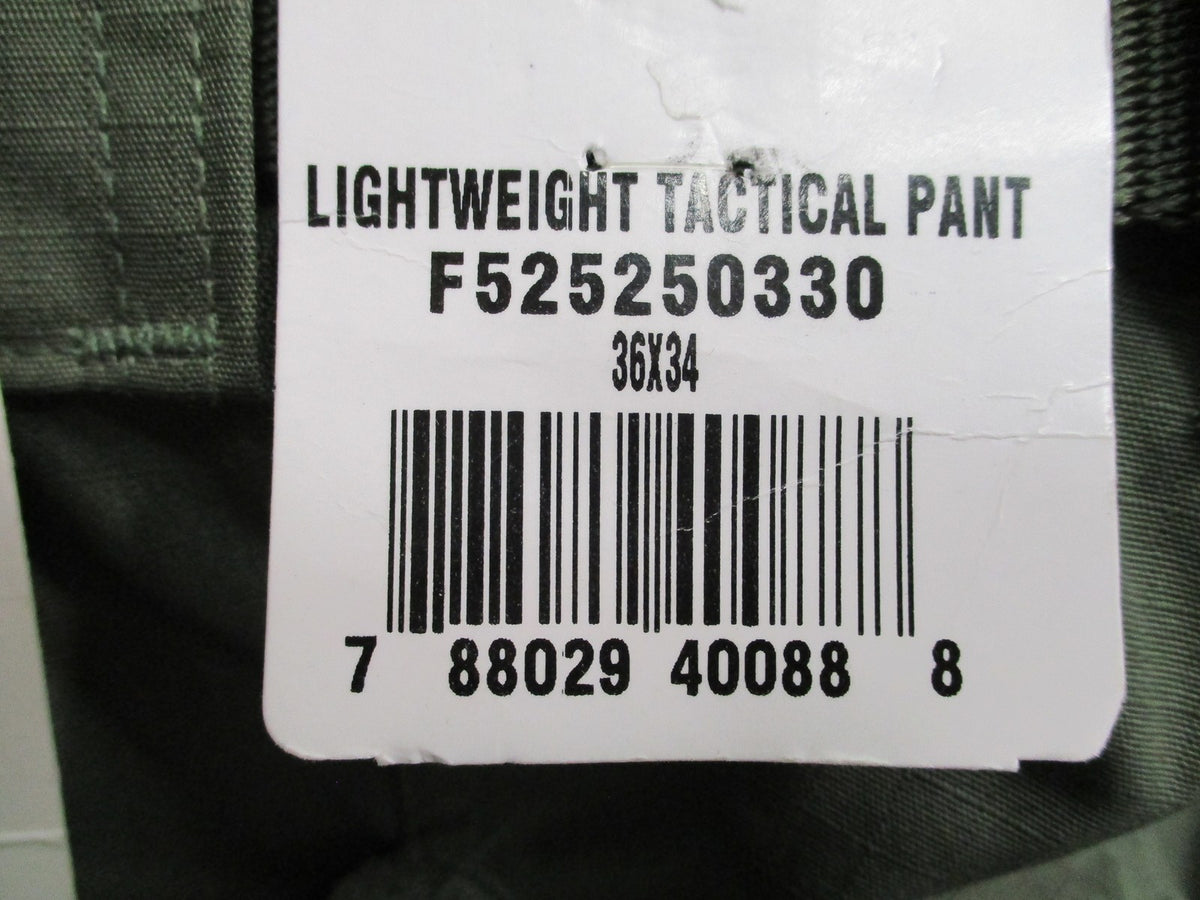 New Propper Men's Lightweight Tactical Pants Olive Green 36x34 With Belt