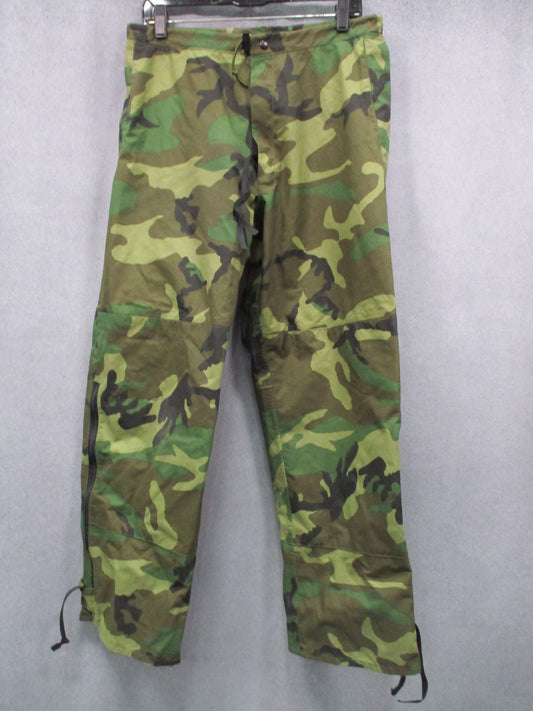 MILITARY COLD/WET WEATHER TROUSER WOODLAND BDU GORE-TEX PANTS SMALL/REGULAR
