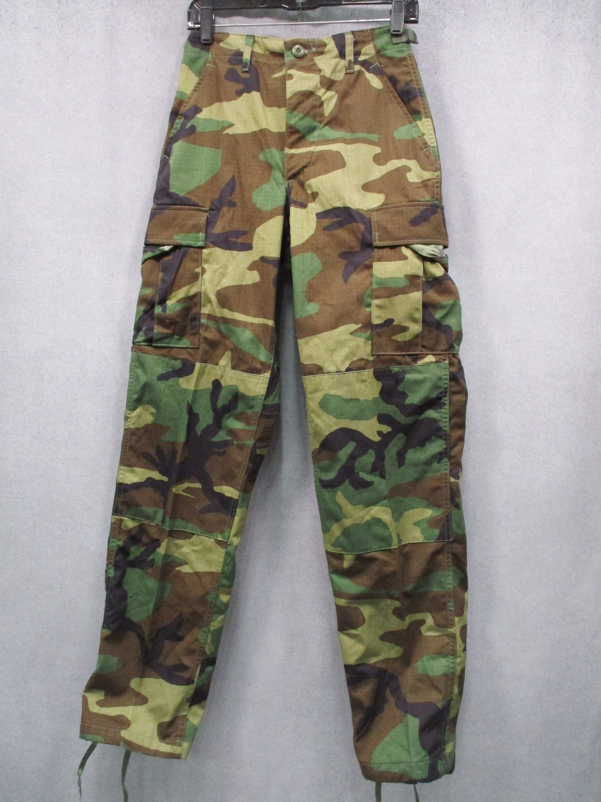 US Military Propper Woodland Camouflage Combat Trousers X-Small Long Surplus