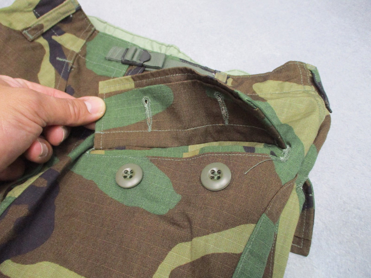 US Military Propper Woodland Camouflage Combat Trousers X-Small Long Surplus