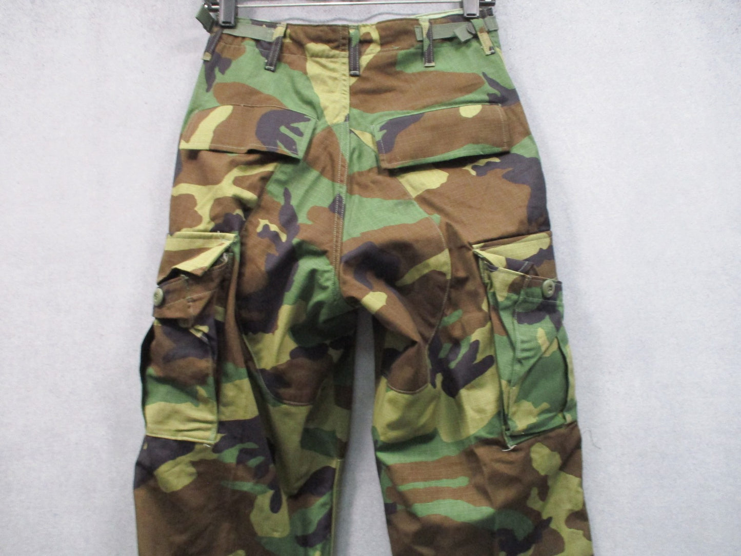 US Military Propper Woodland Camouflage Combat Trousers X-Small Long Surplus
