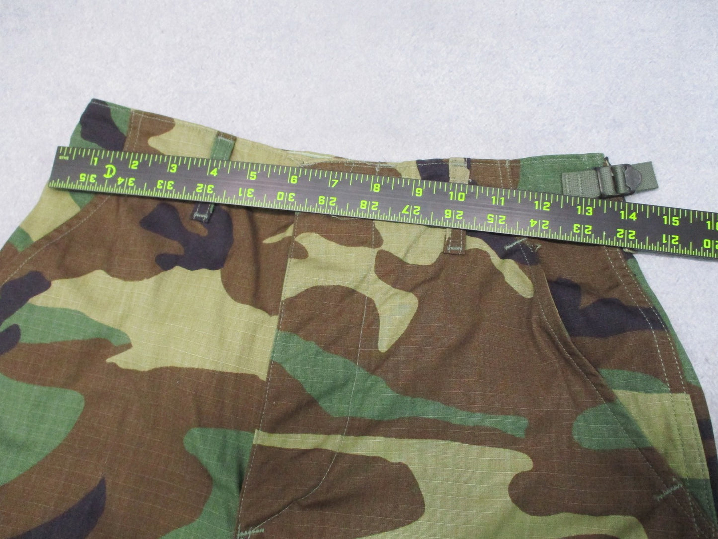 US Military Propper Woodland Camouflage Combat Trousers X-Small Long Surplus