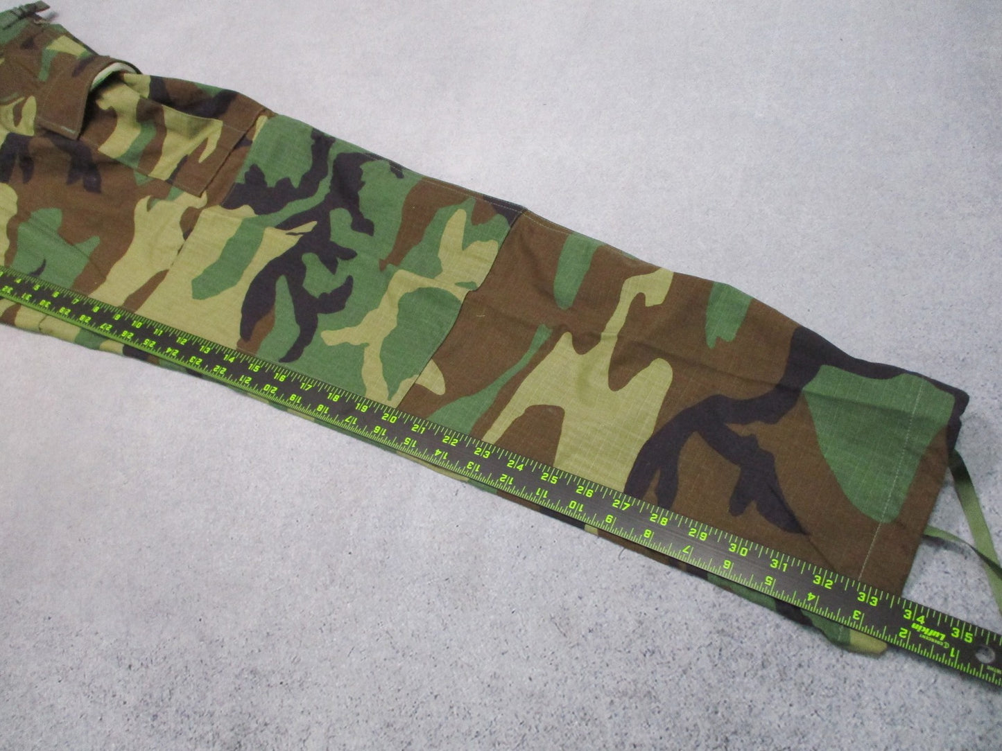 US Military Propper Woodland Camouflage Combat Trousers X-Small Long Surplus