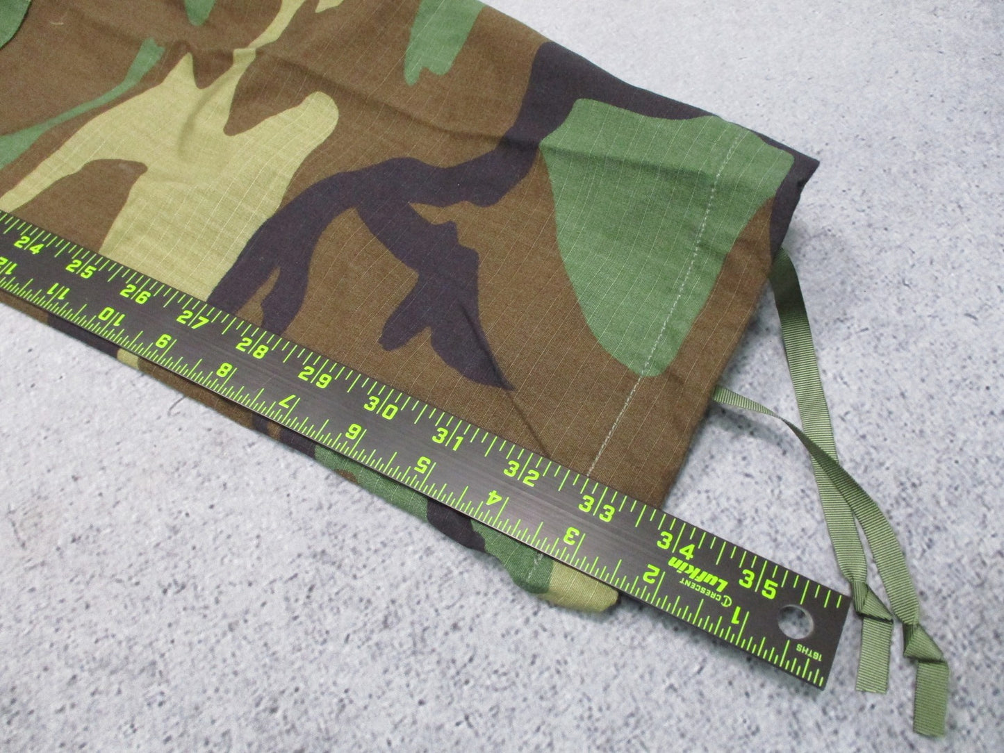 US Military Propper Woodland Camouflage Combat Trousers X-Small Long Surplus