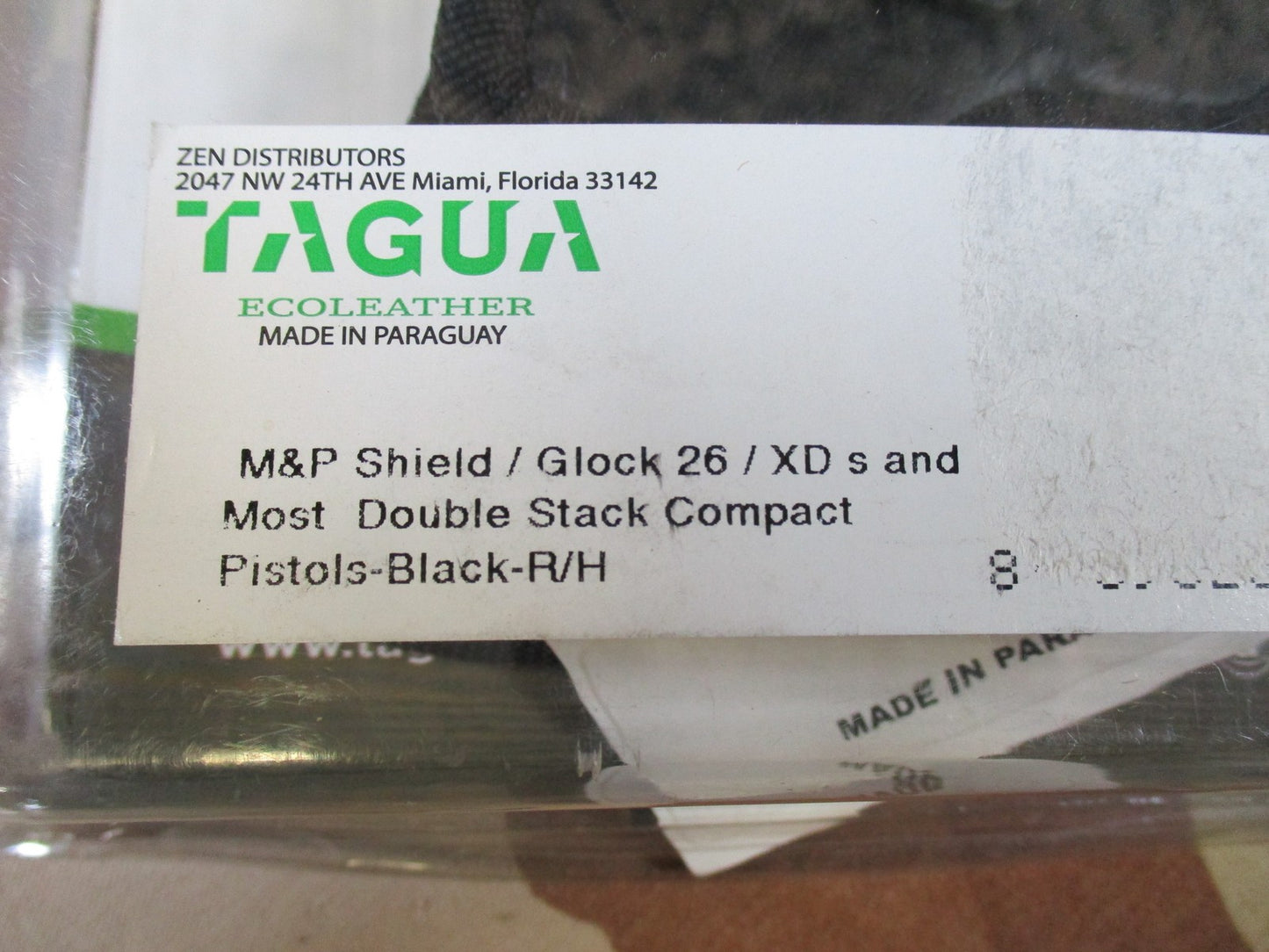 Tagua TWHS-330 Eco-Leather Holster for M&P Shield Glock 26 Compact