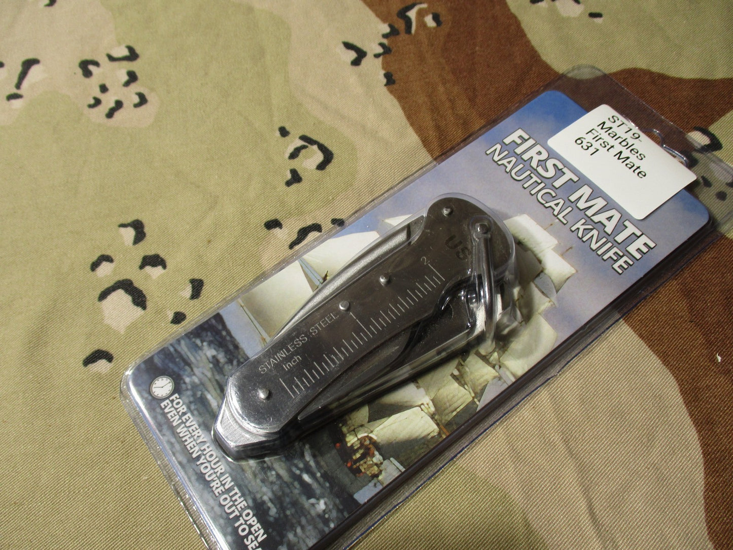 Marbles First Mate Nautical Knife MR405 Stainless Steel Marlin Spike New