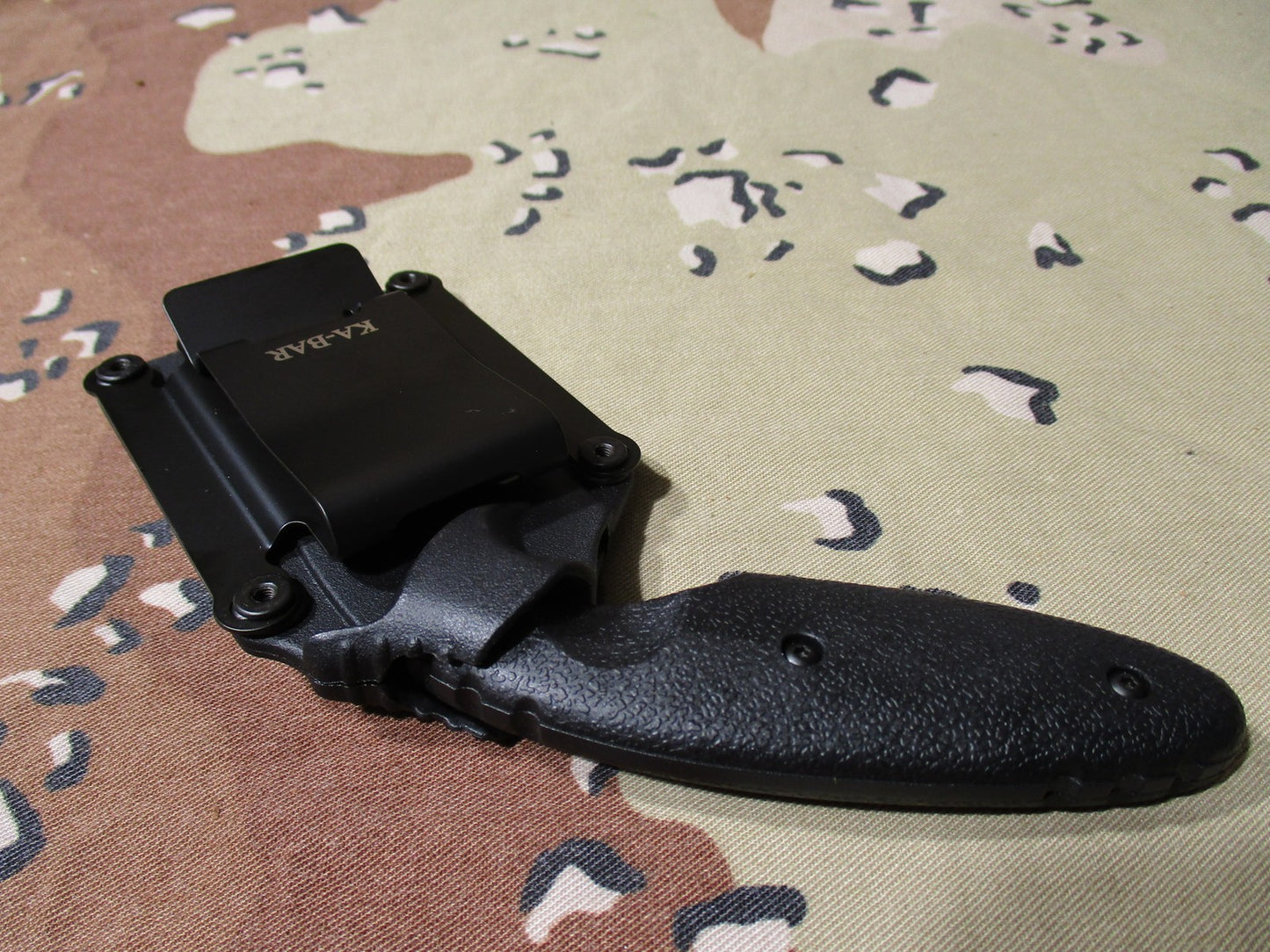 KA-BAR TDI Law Enforcement Fixed Blade Knife Serrated Black Kydex Sheath