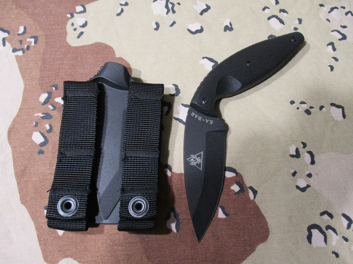 KA-BAR TDI Law Enforcement Knife Fixed Blade Black w/ Sheath New