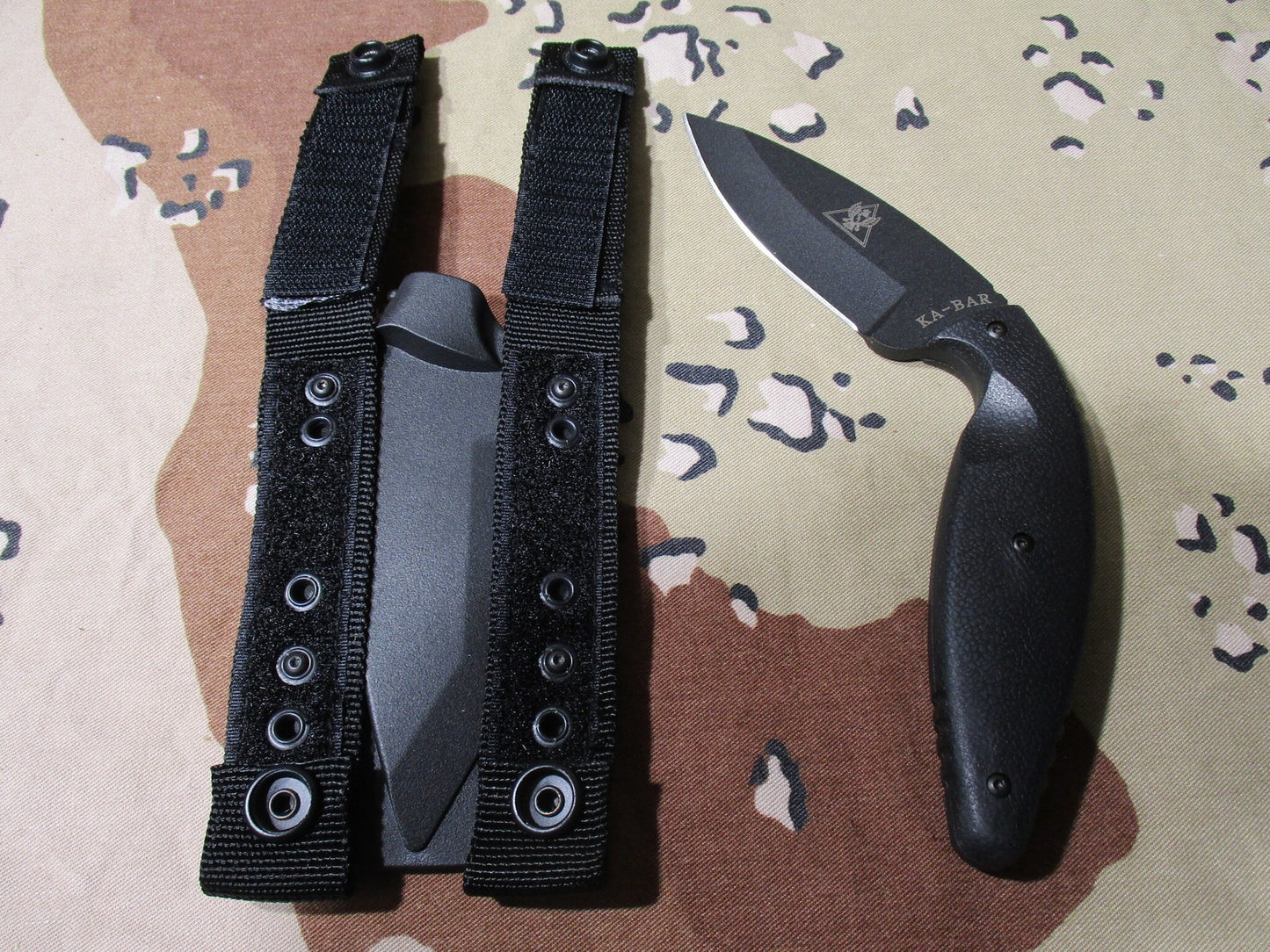 KA-BAR TDI Law Enforcement Knife Fixed Blade Black w/ Sheath New