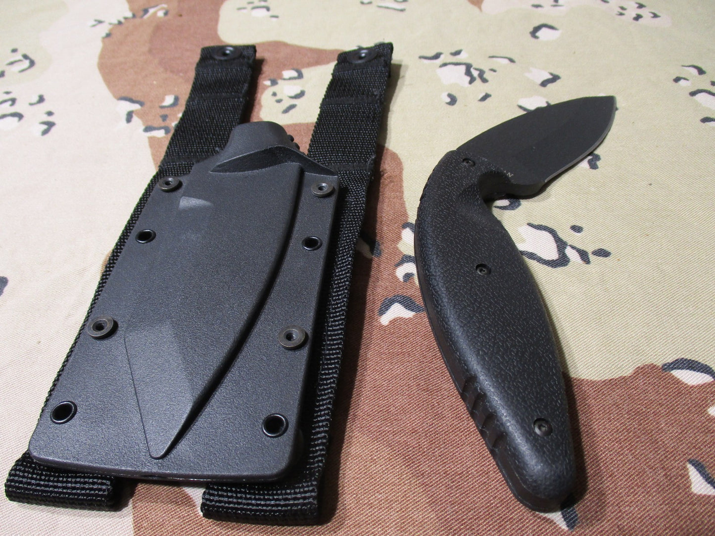 KA-BAR TDI Law Enforcement Knife Fixed Blade Black w/ Sheath New