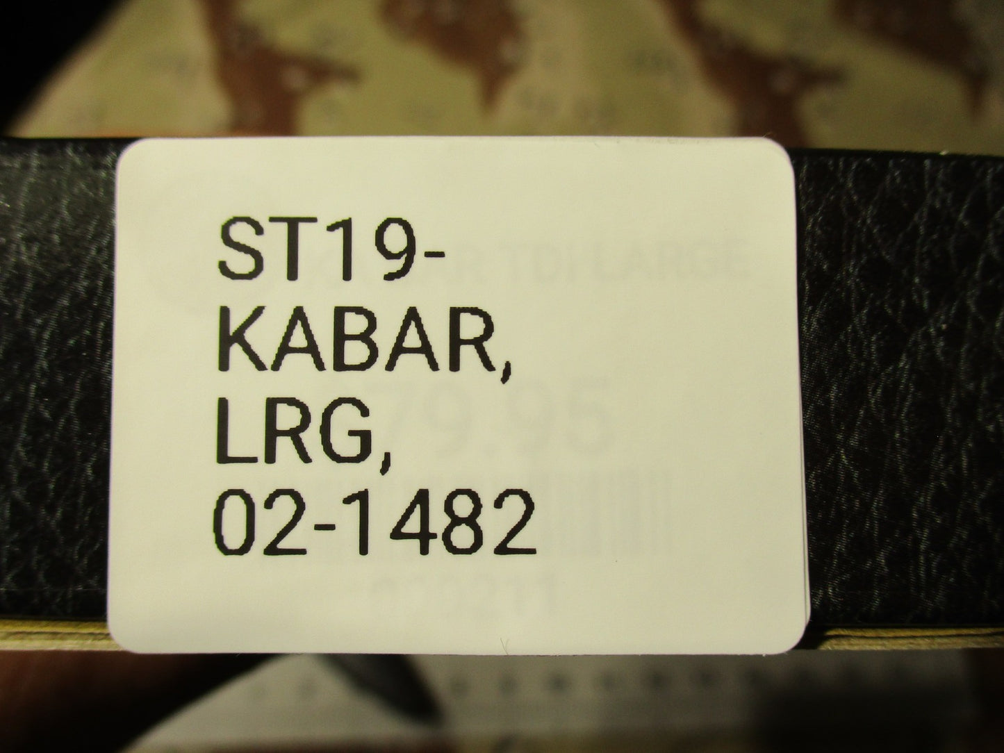 KA-BAR TDI Law Enforcement Knife Fixed Blade Black w/ Sheath New