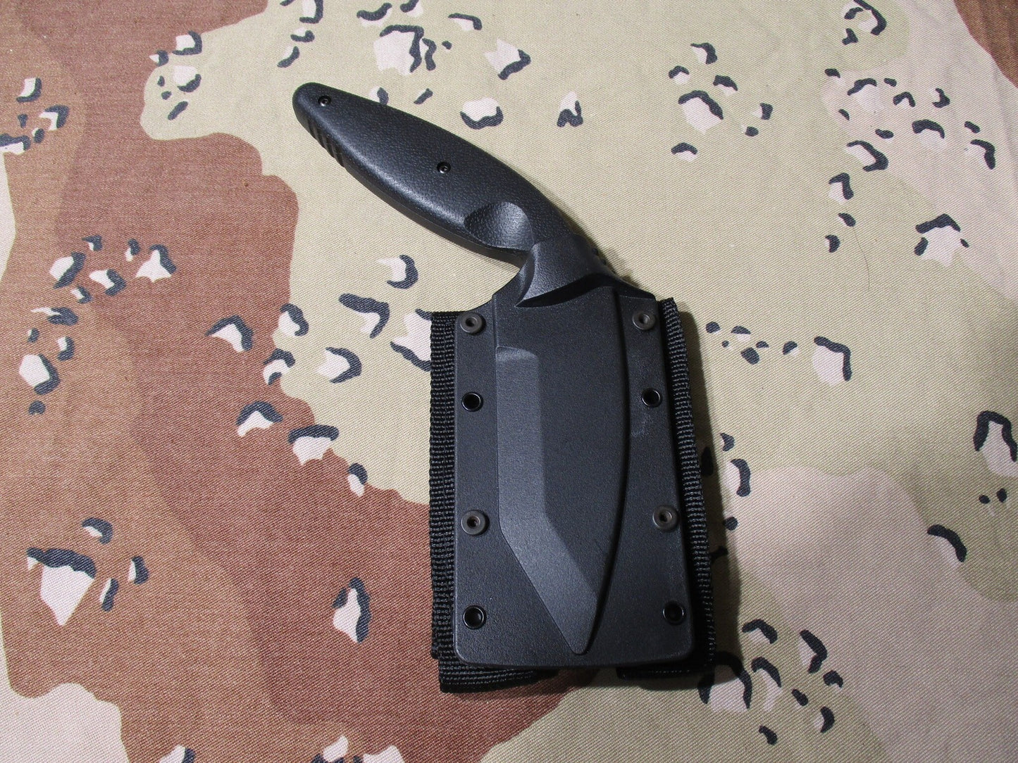KA-BAR TDI Law Enforcement Fixed Blade Knife Serrated w/ Sheath Used - Excellent