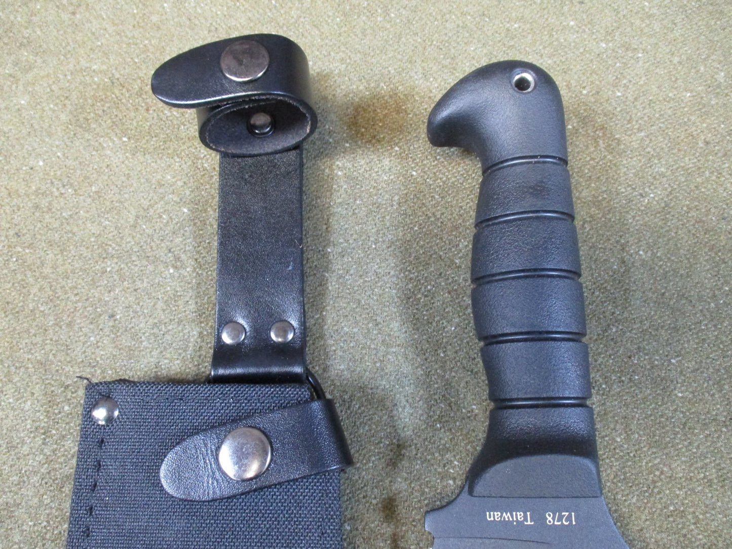 KA-BAR 1278 Fixed Blade Knife with Sheath warthog
