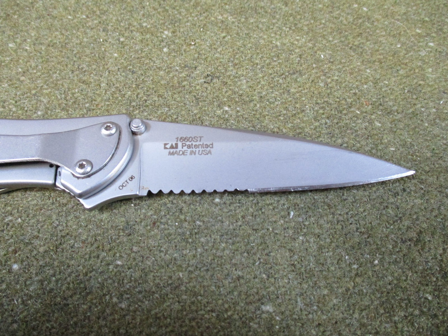 Kershaw Leek Ken Onion USA Made Partially Serrated Folding Knife