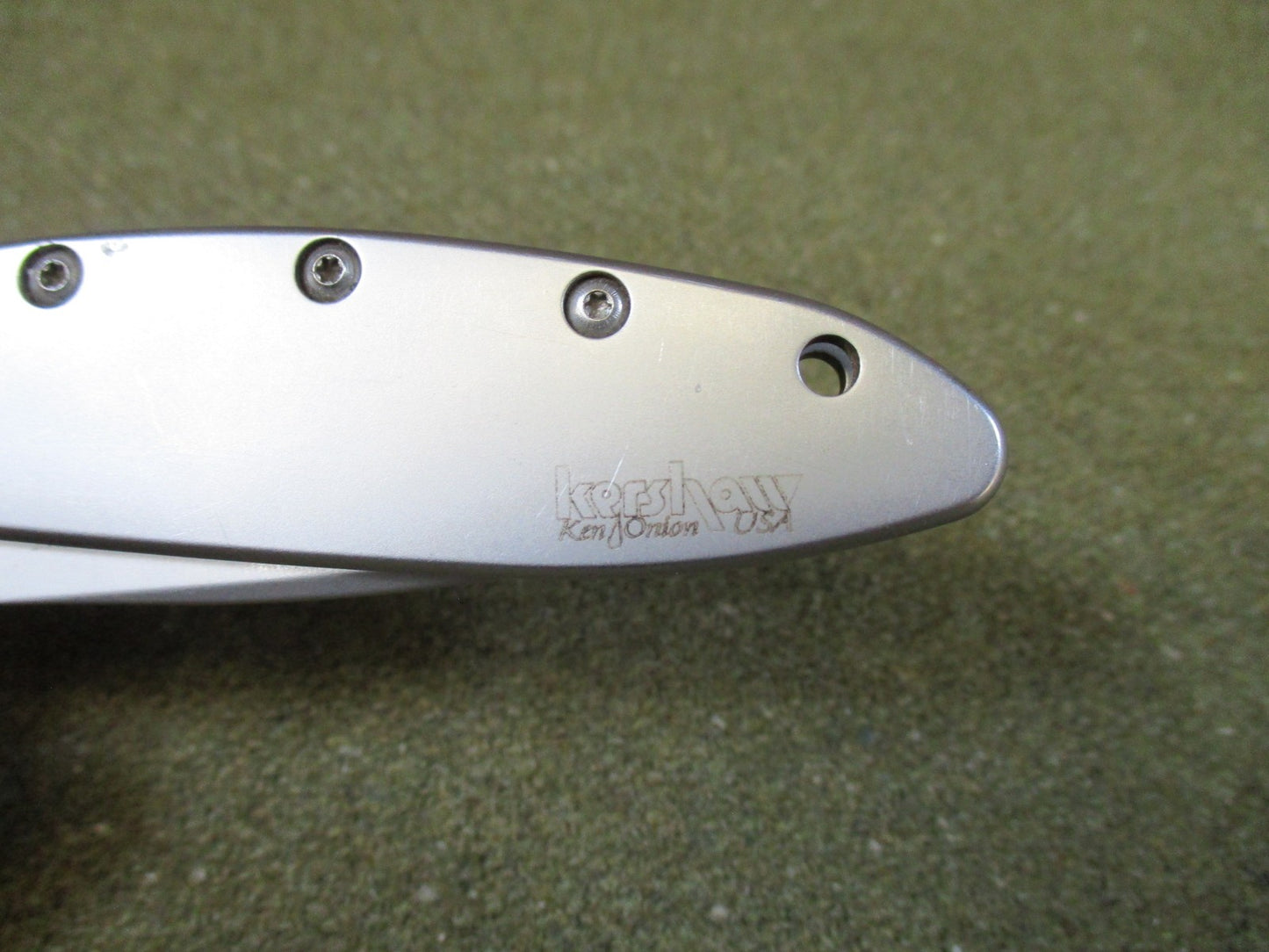 Kershaw Leek Ken Onion USA Made Partially Serrated Folding Knife