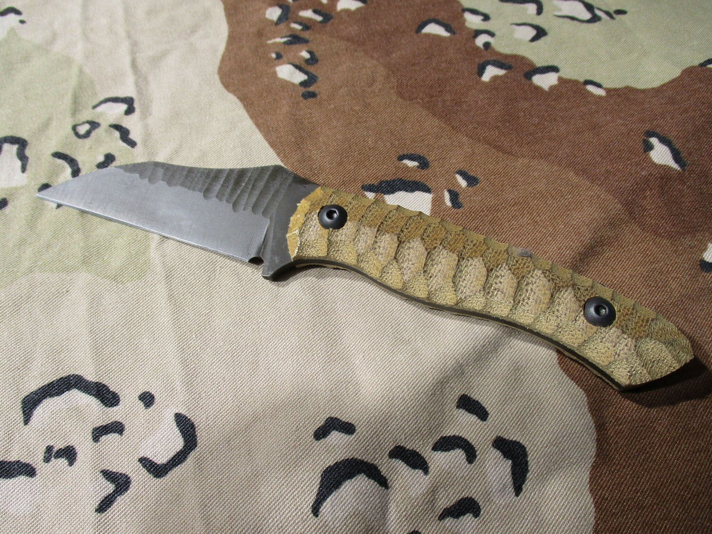 Wachtman Knife & Tool WCH002ODS Fixed Blade Knife w/ Kydex Sheath - New