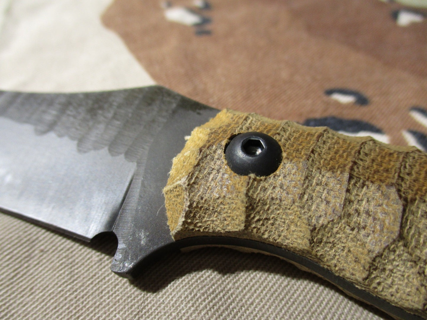 Wachtman Knife & Tool WCH002ODS Fixed Blade Knife w/ Kydex Sheath - New