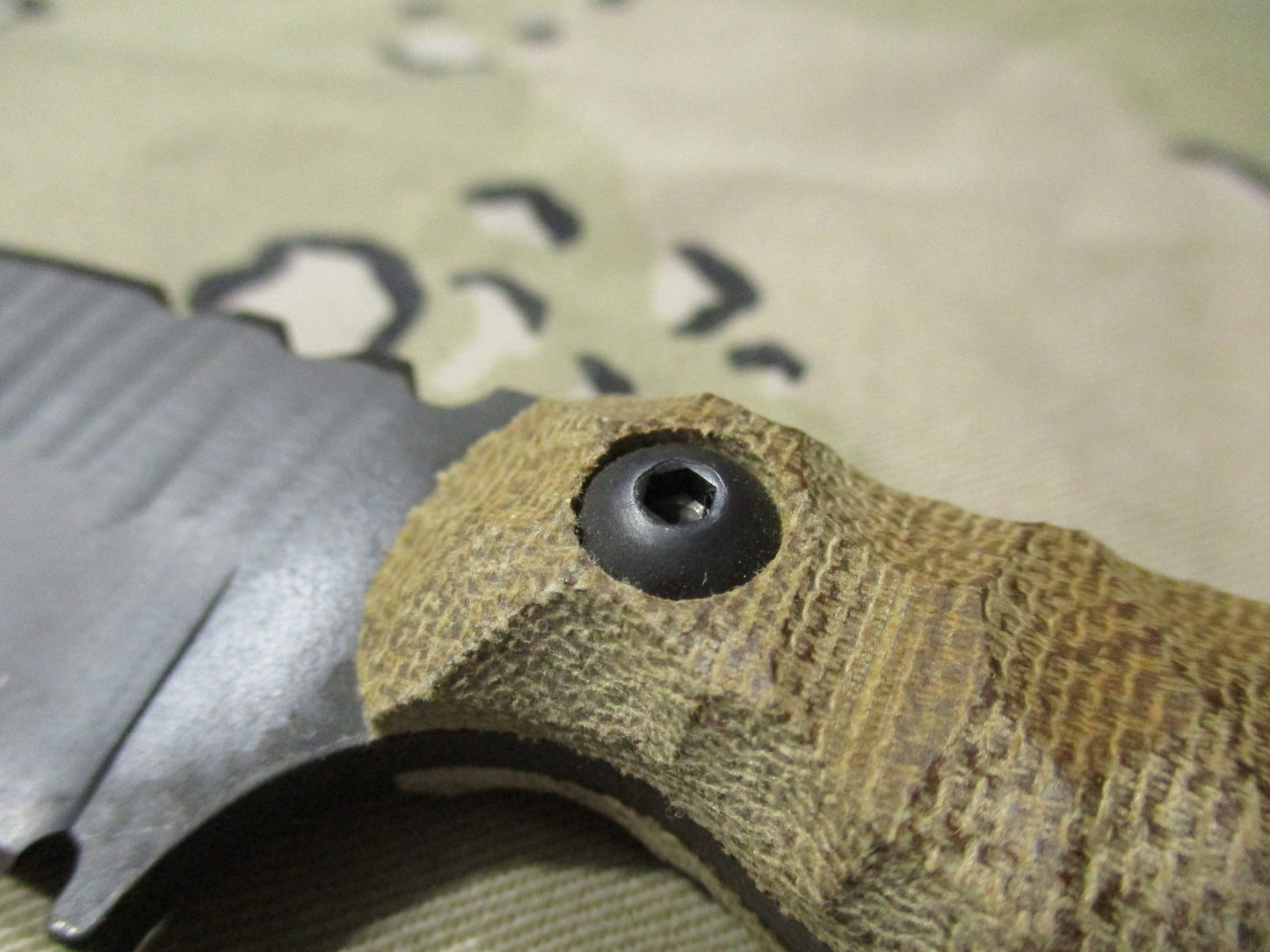 Wachtman Knife & Tool Eddy 2 80CRV2 Micarta Handle w/ Kydex Sheath