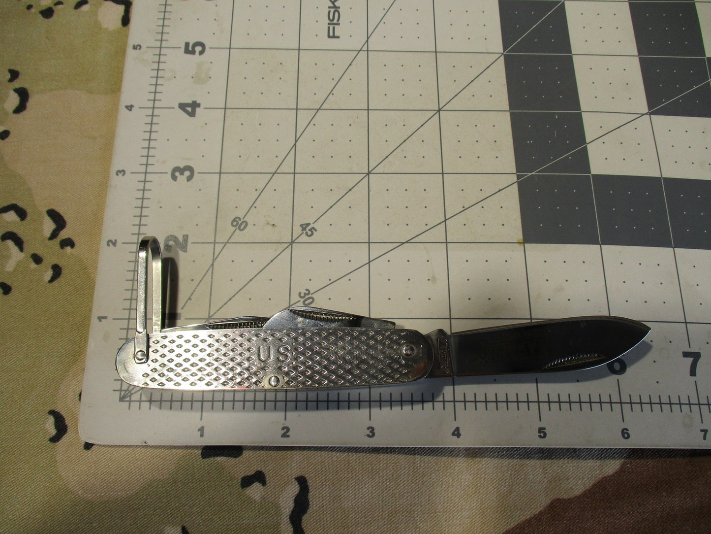 Marbles Army Pocket Knife Multi-tool US Marked w/ Box