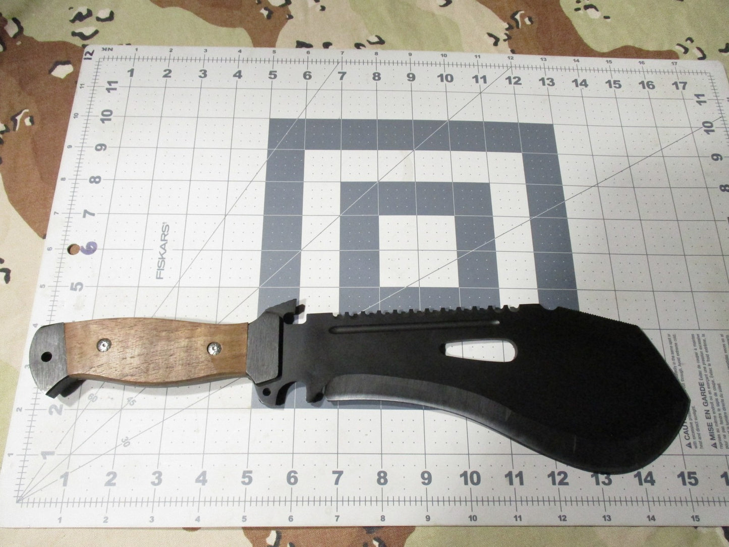 MIL-TEC Bolo Machete w/ Sheath & Serrated Back Edge - New