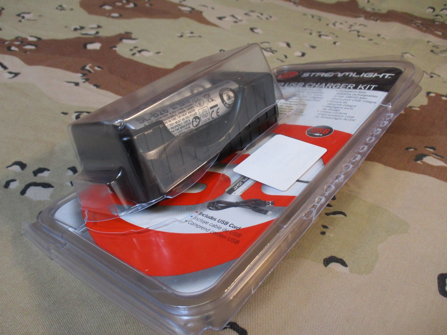 Streamlight 18650 USB Charger Kit with 2 Rechargeable Batteries