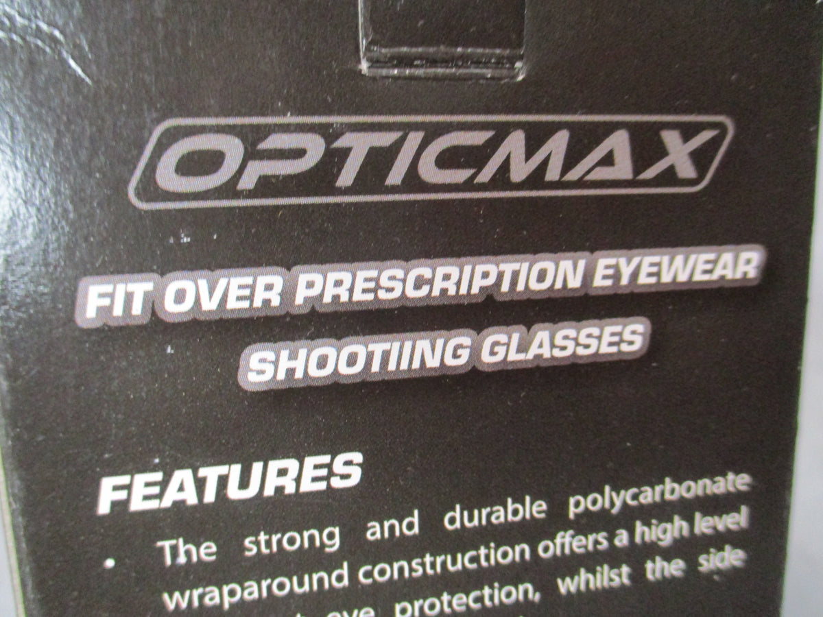 OpticMax NT155C Clear Fit Over Safety Shooting Glasses Anti Fog New in Box - Centex Military Gear