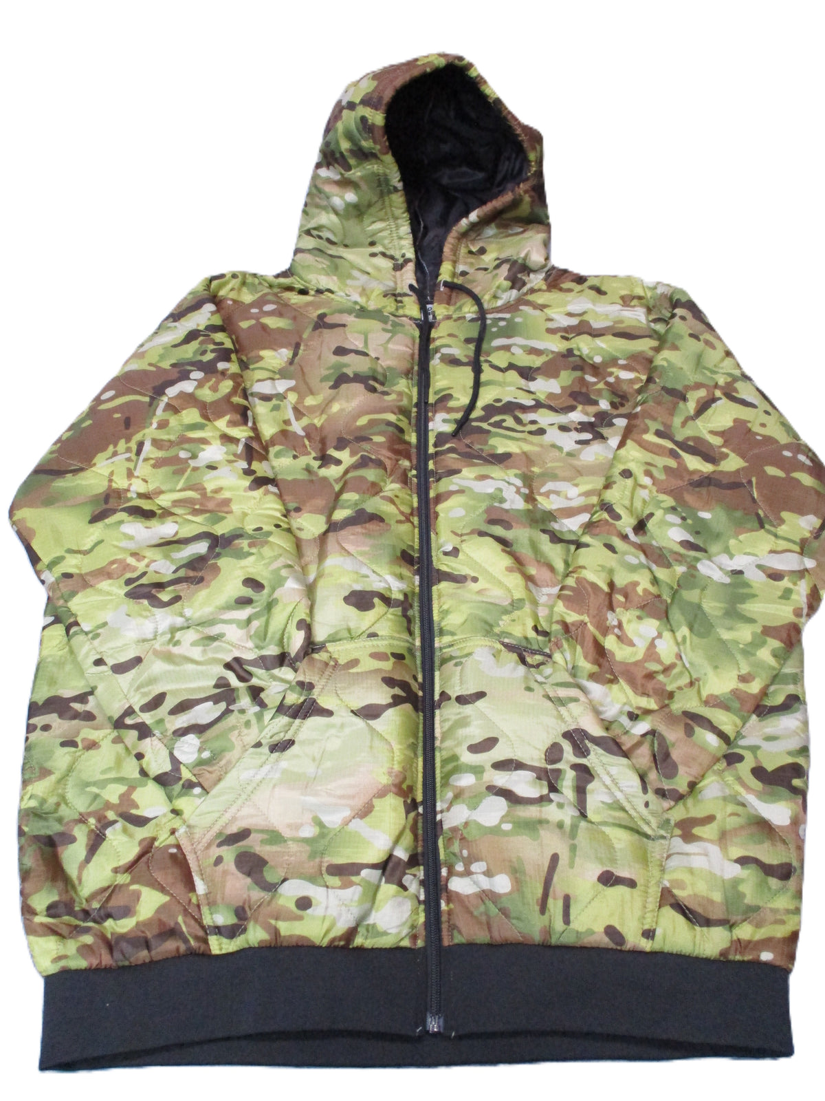 Woobie Gear Camo Full Zip Quilted Hoodie NWOT Size Unknown See Measurements - Centex Military Gear