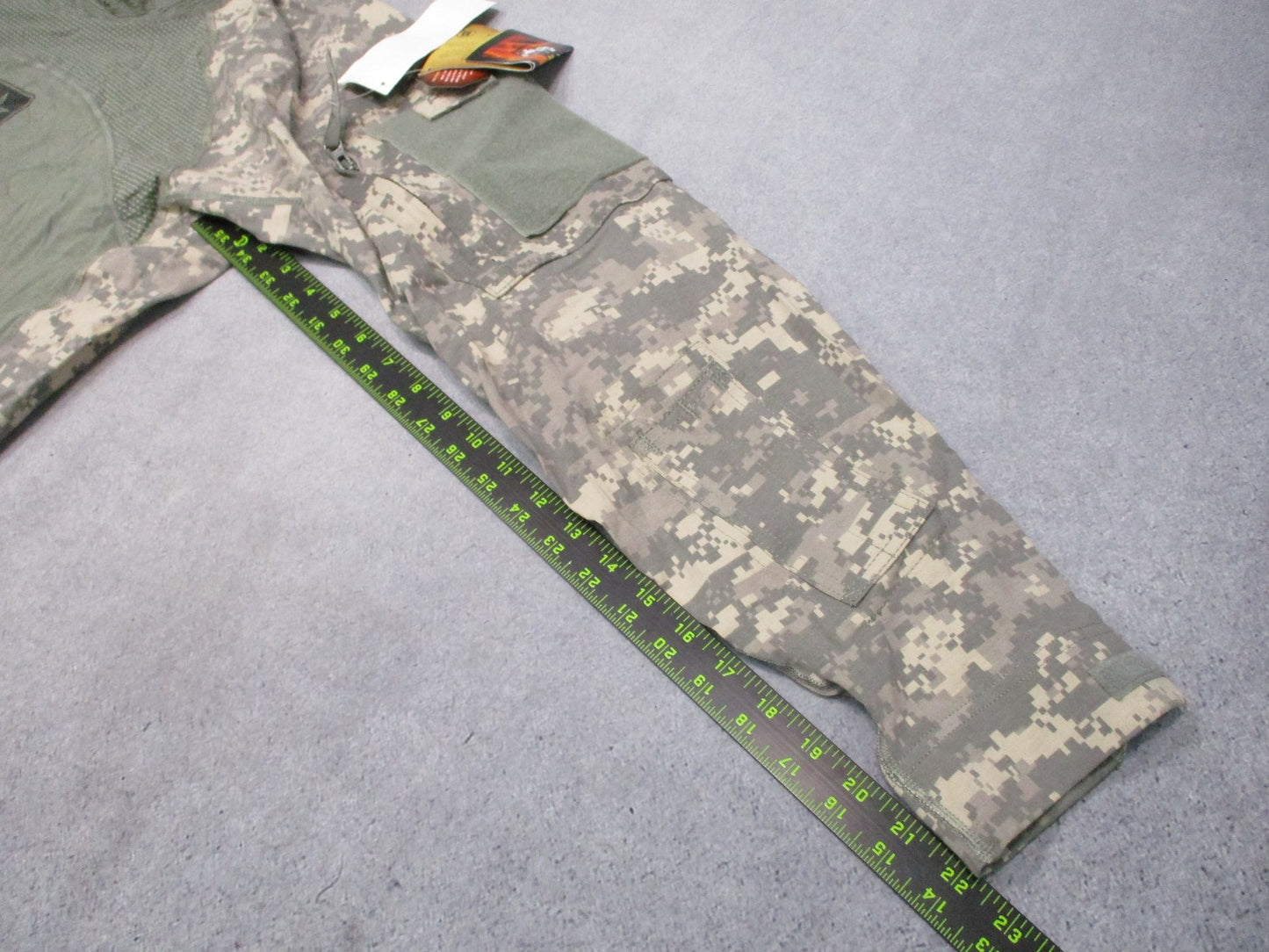 2XL MASSIF ARMY COMBAT SHIRT FLAME RESISTANT FRONT EMBLEM LOGO ACU DIGITAL XXL
