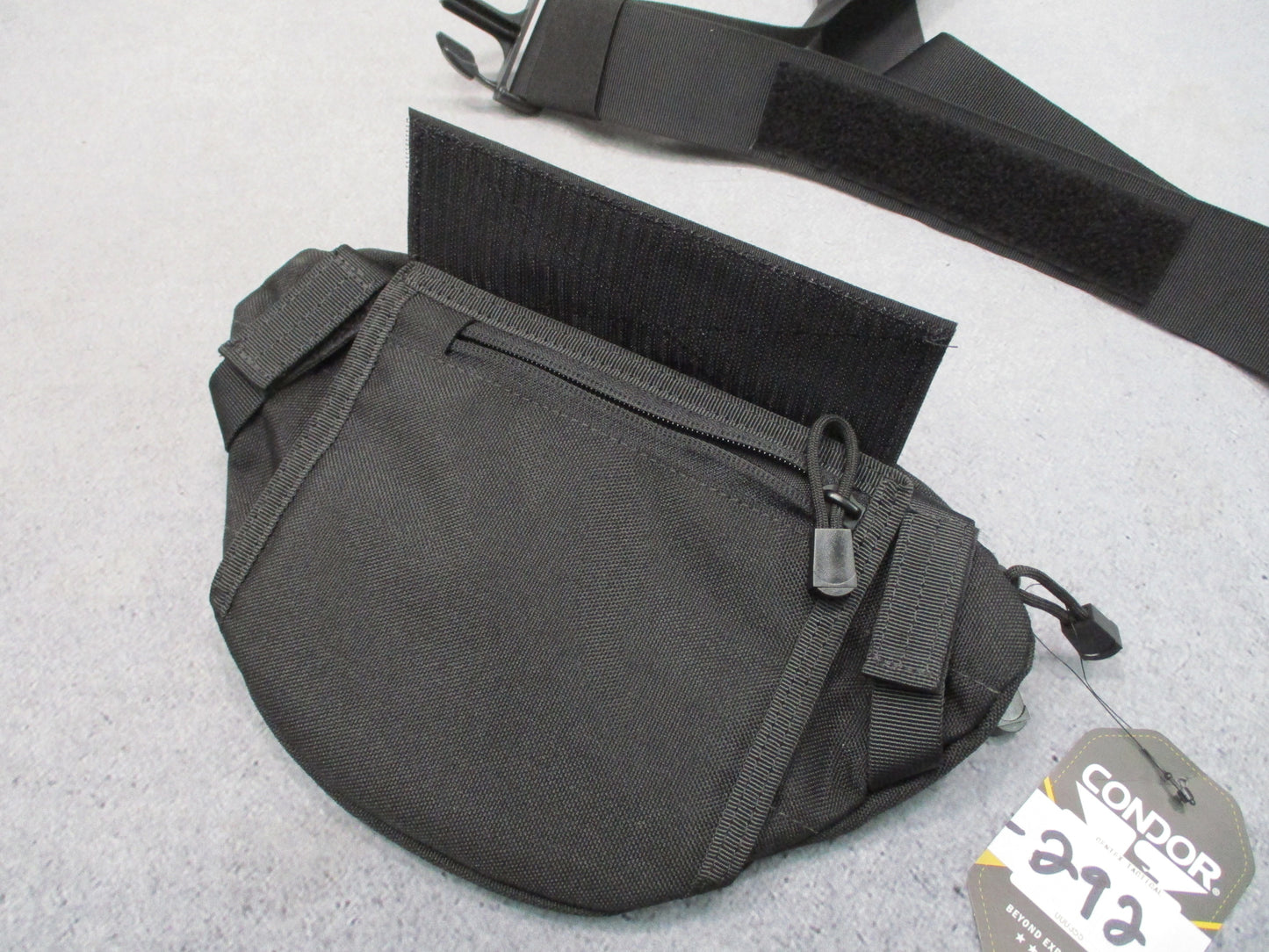 Condor Draw Down Waist Pack Gen II Tactical Concealed Carry Bag Black 111196-002