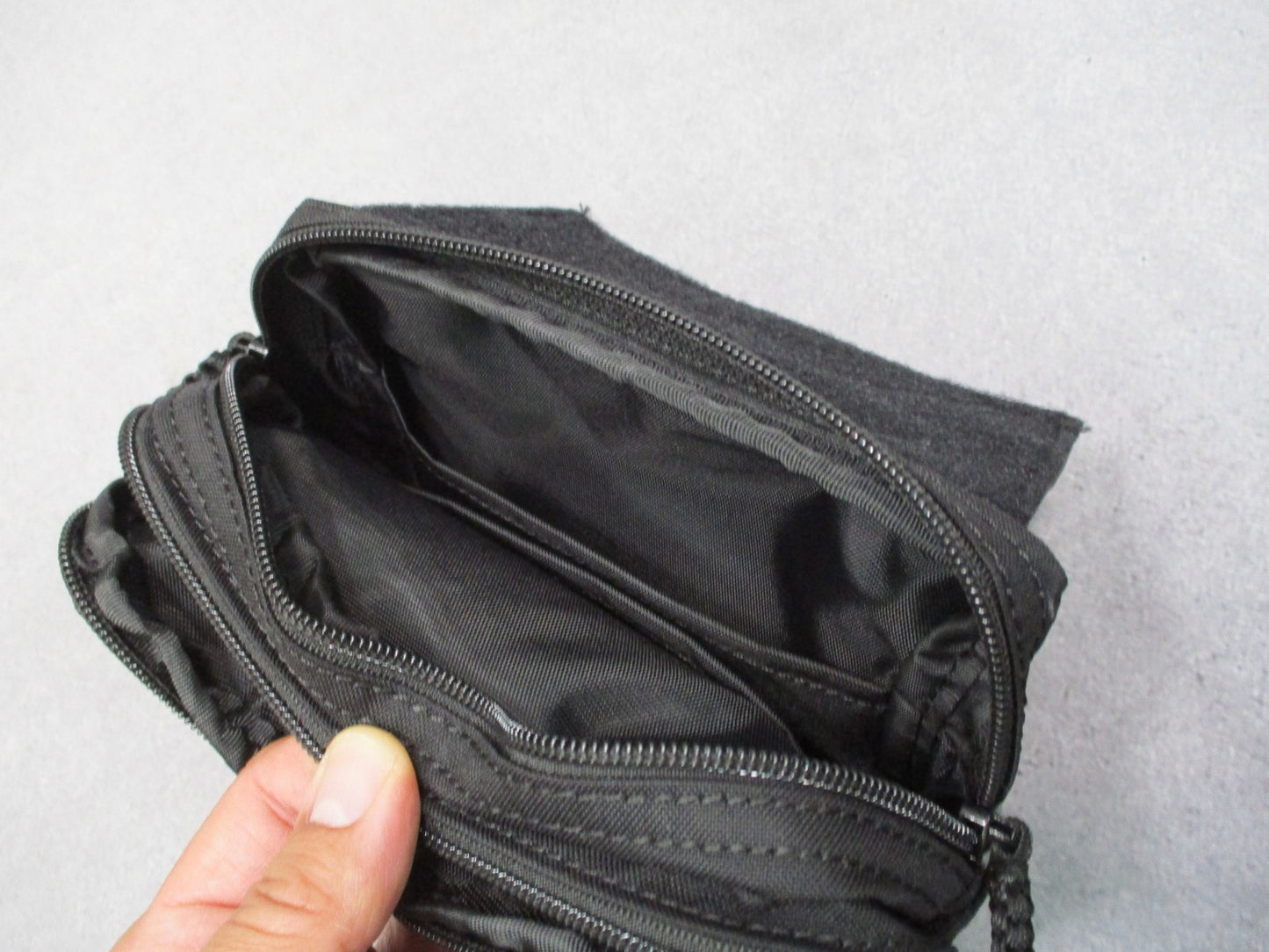 HRT Tactical Sporran Hanger Pouch Black MOLLE Cordura Dangler