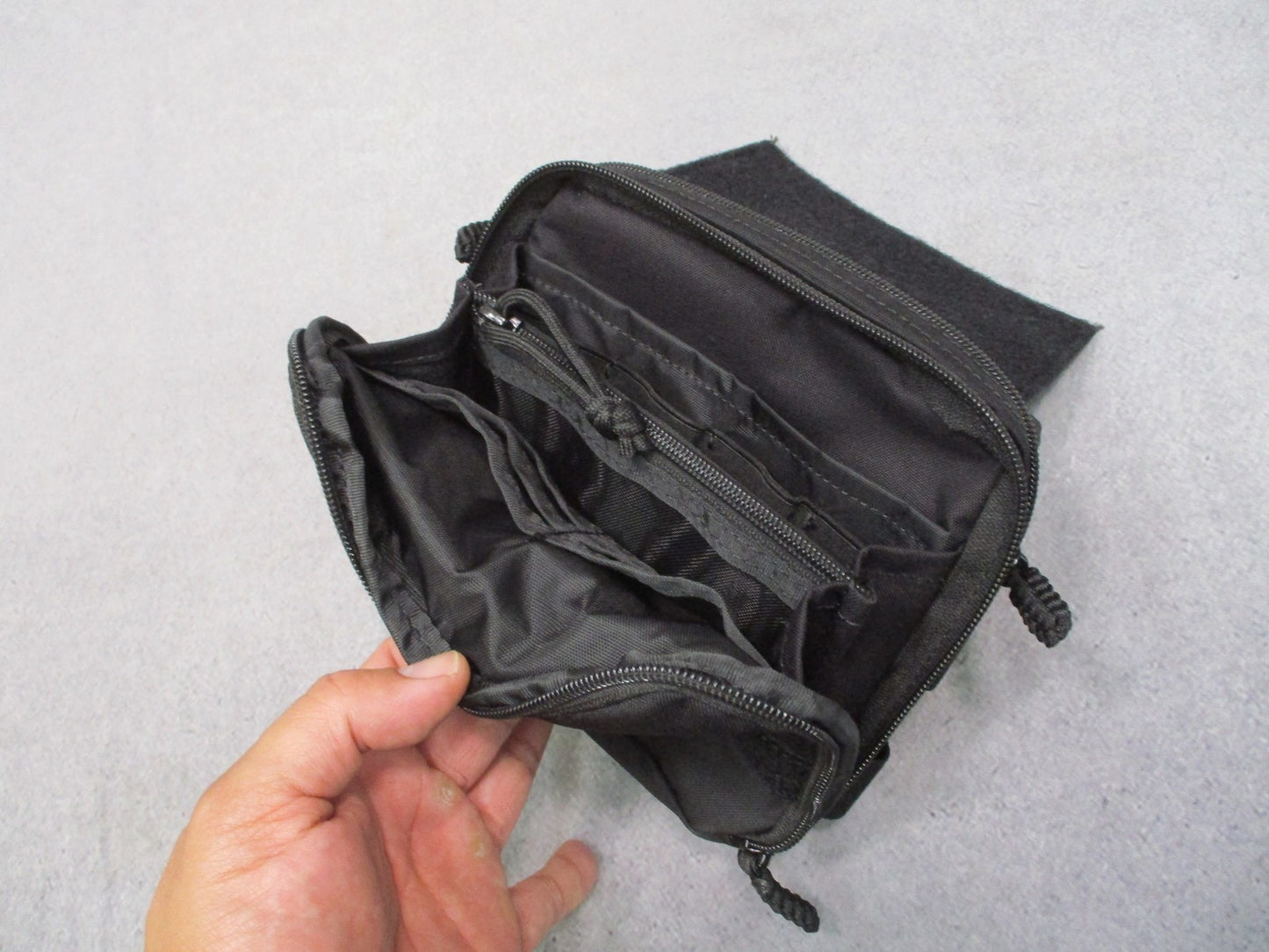 HRT Tactical Sporran Hanger Pouch Black MOLLE Cordura Dangler