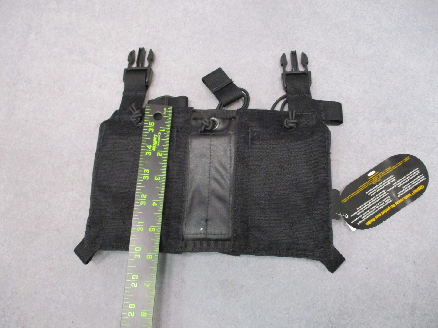 HRT Triple Rifle Mag Shingle Pouch Black MOLLE Placard New w/ Tags