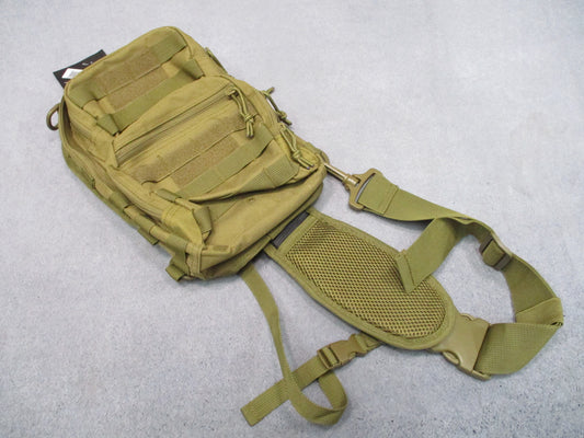 NcSTAR Tactical Sling Pack MOLLE Bag Tan CVSUB3025T New with Tags