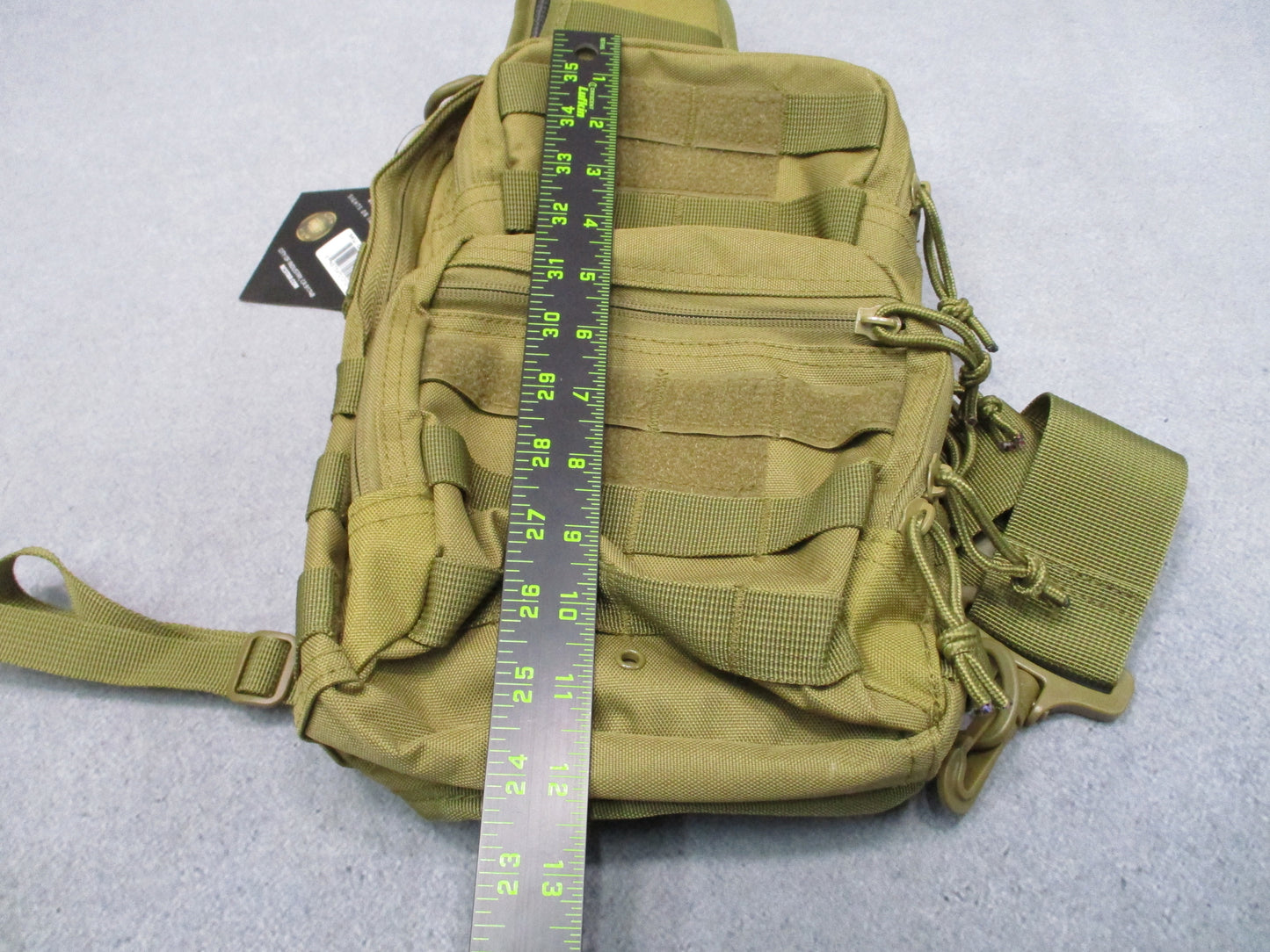 NcSTAR Tactical Sling Pack MOLLE Bag Tan CVSUB3025T New with Tags