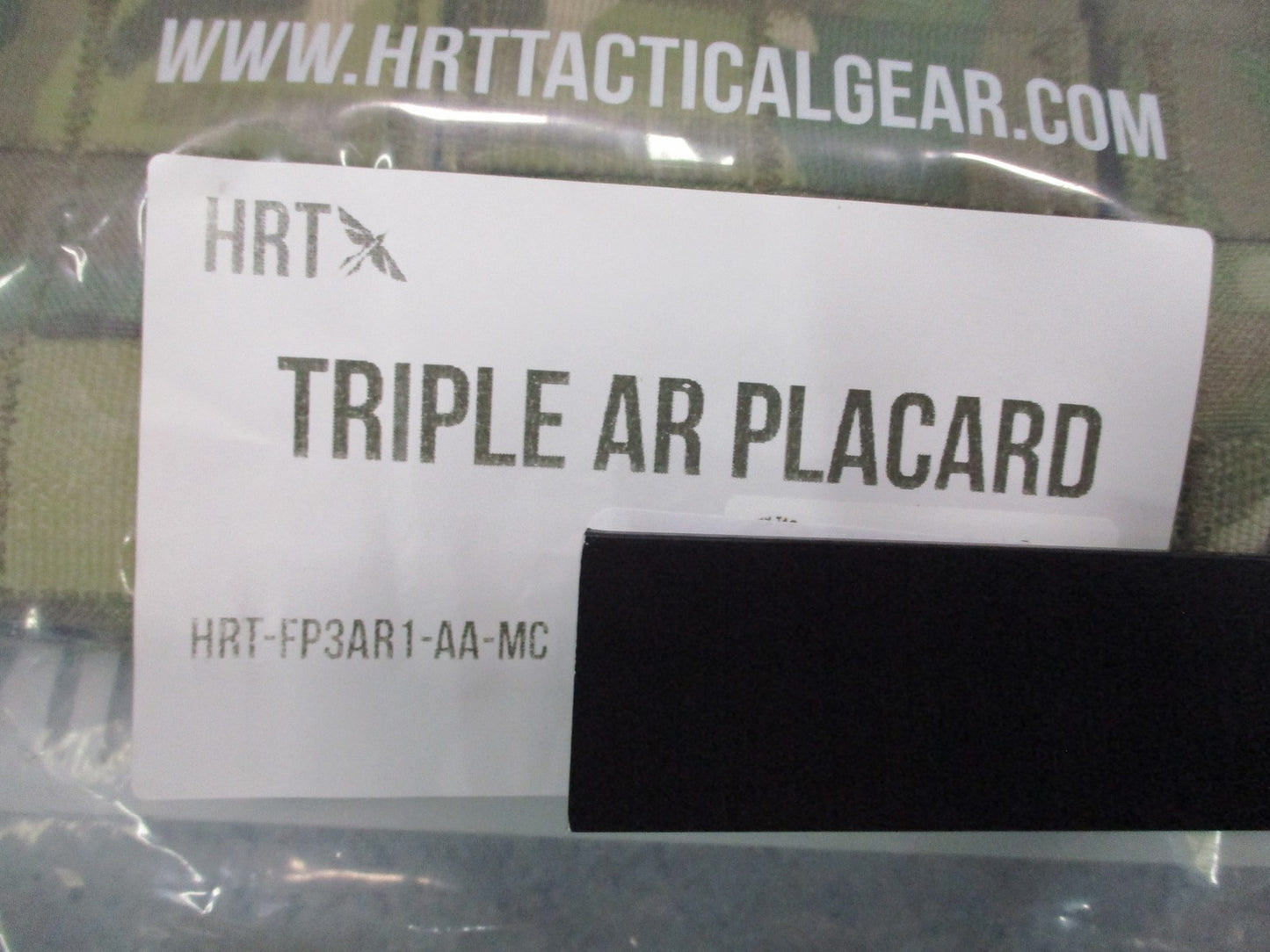 HRT Tactical Gear Triple 5.56/.223 Placard Multicam 3 Mag Pouch Shingle