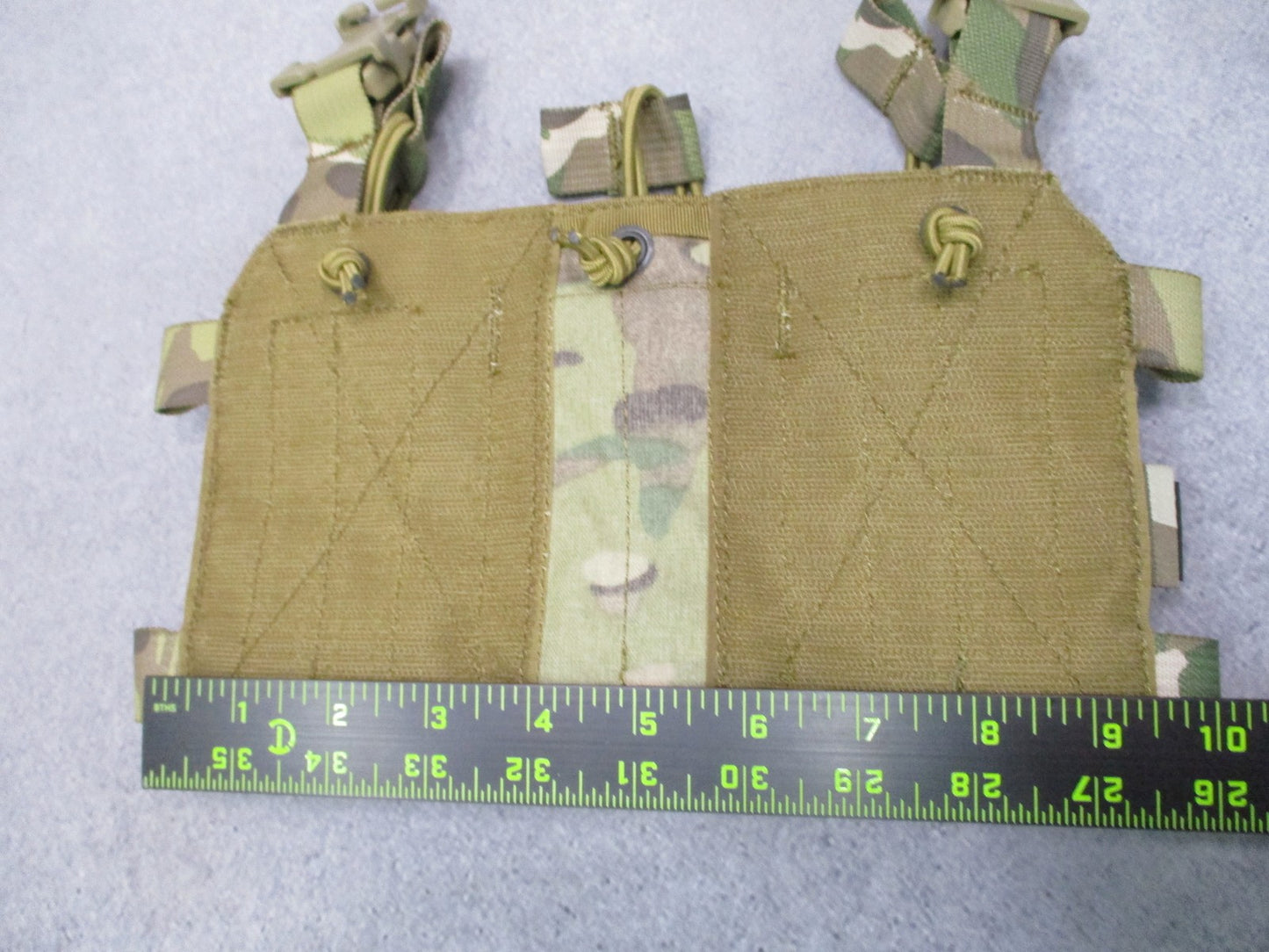 HRT Tactical Gear Triple 5.56/.223 Placard Multicam 3 Mag Pouch Shingle