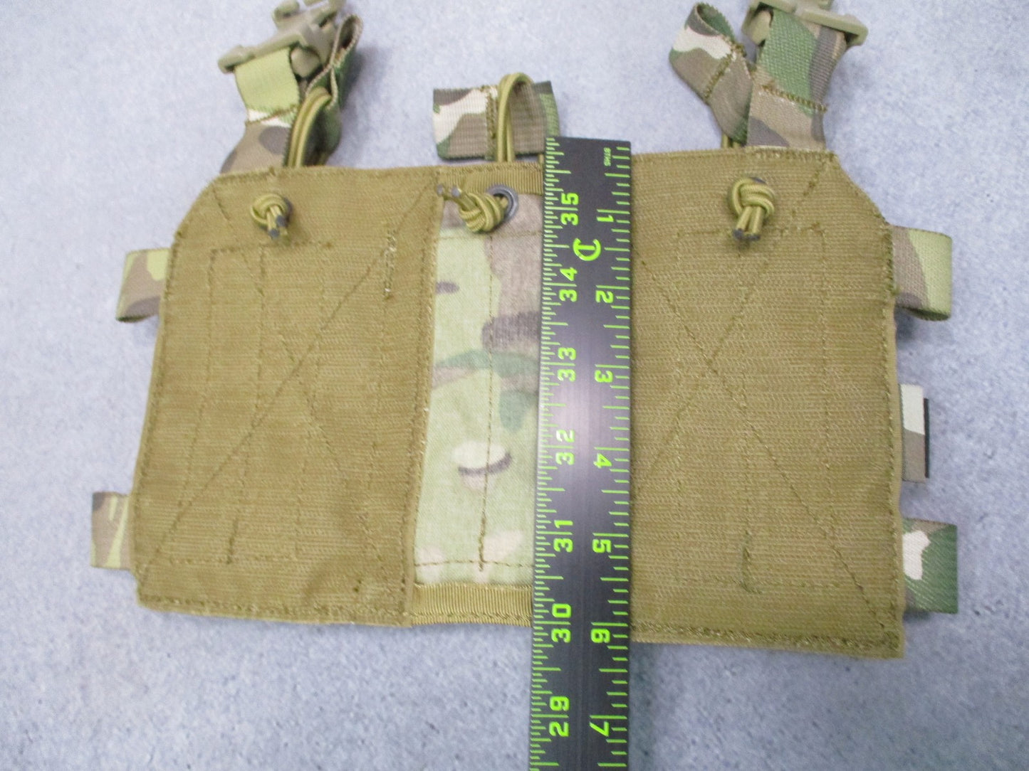 HRT Tactical Gear Triple 5.56/.223 Placard Multicam 3 Mag Pouch Shingle