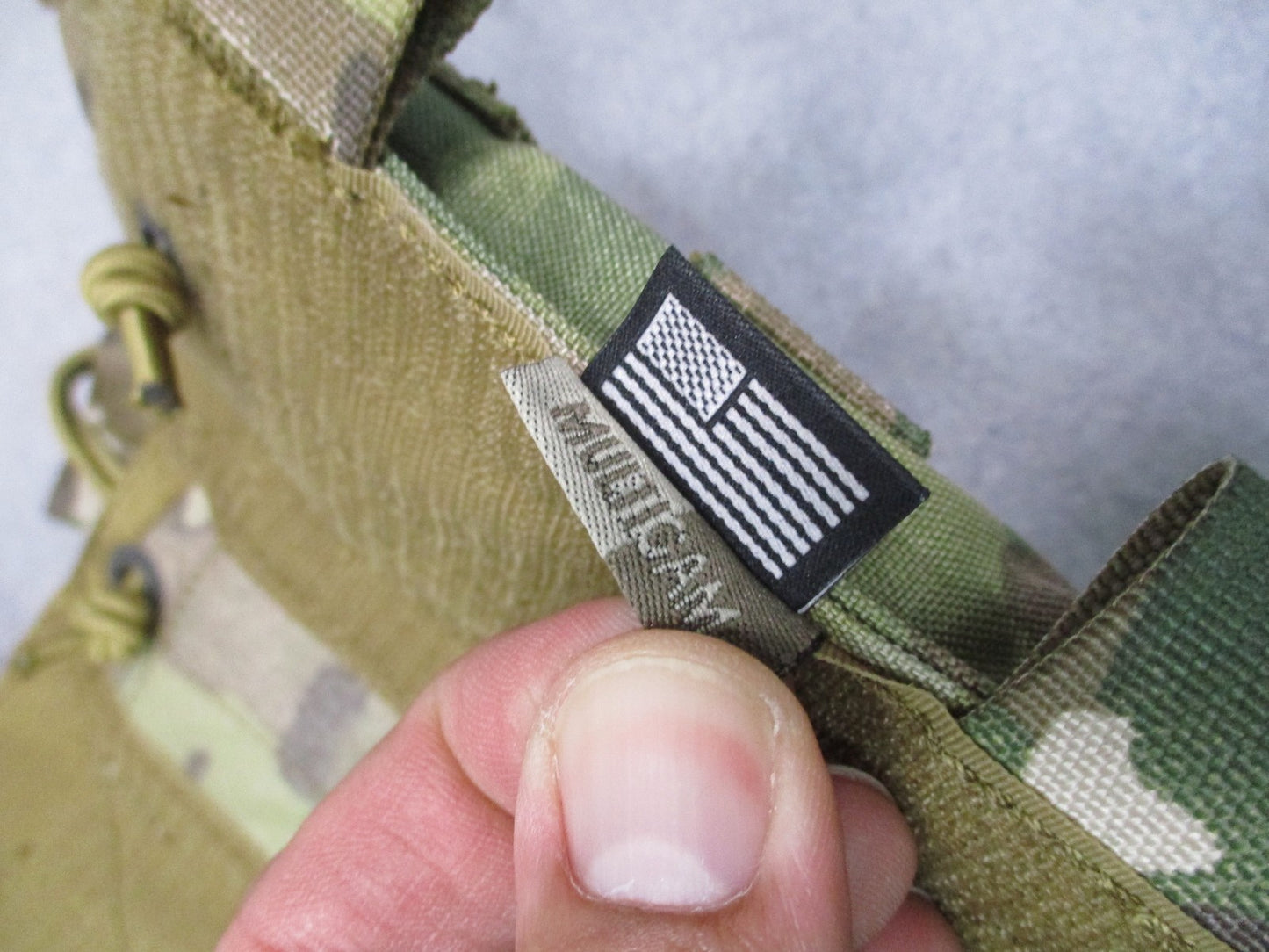 HRT Tactical Gear Triple 5.56/.223 Placard Multicam 3 Mag Pouch Shingle