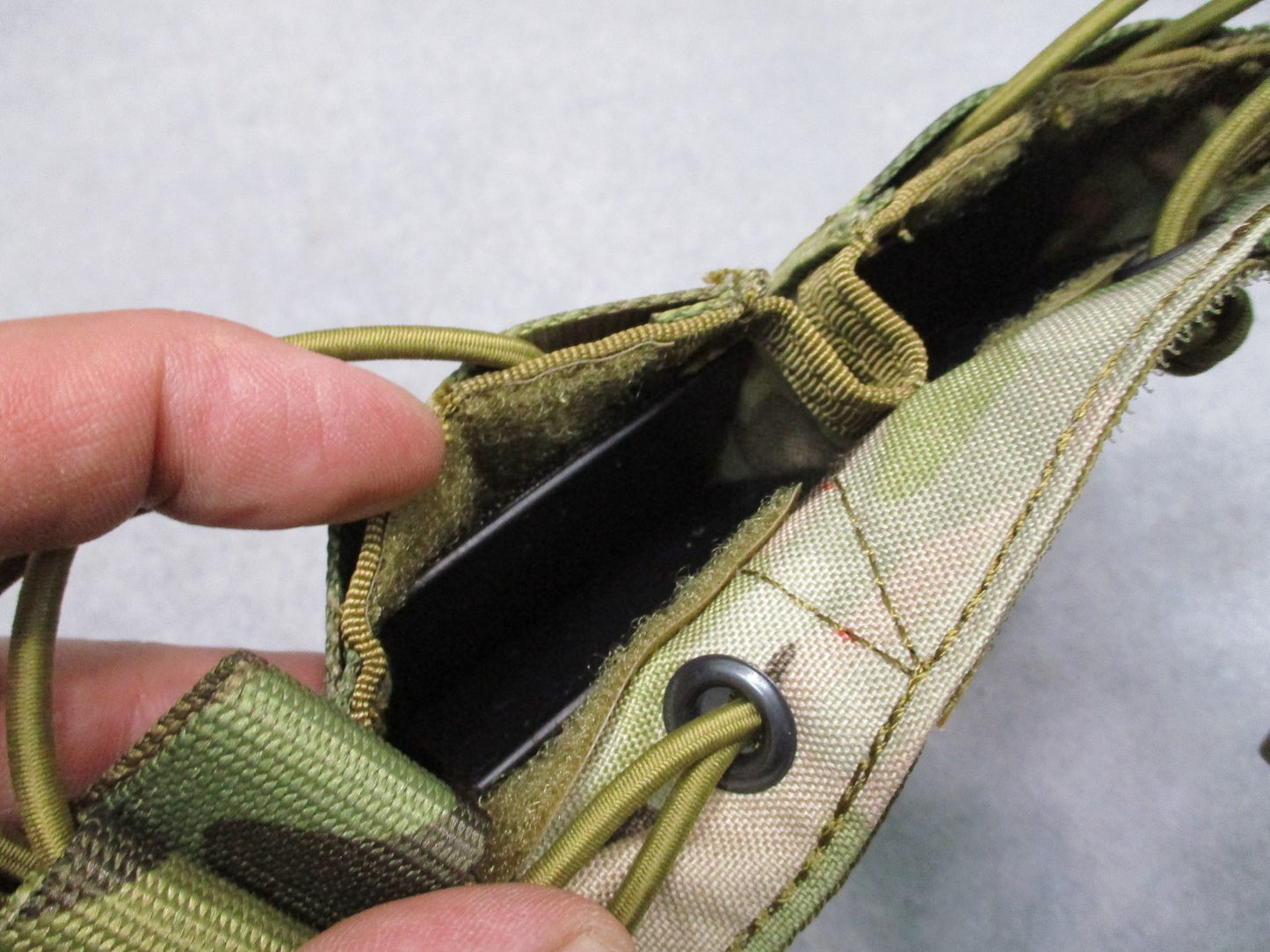 HRT Tactical Gear Response Placard MultiCam Rifle Mag Pouch Buckle/Clip On