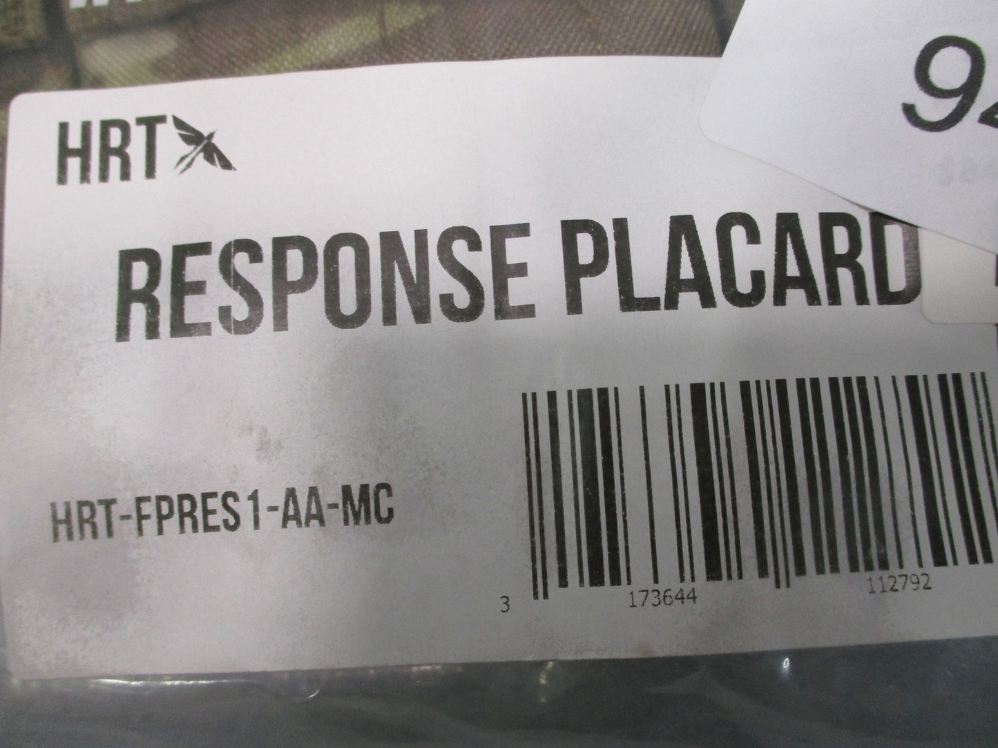 HRT Tactical Gear Response Placard MultiCam Rifle Mag Pouch Buckle/Clip On