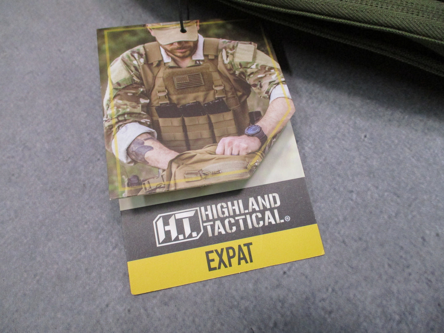 Highland Tactical Expat Sling Pack Dark Green Laser Cut MOLLE New With Tags