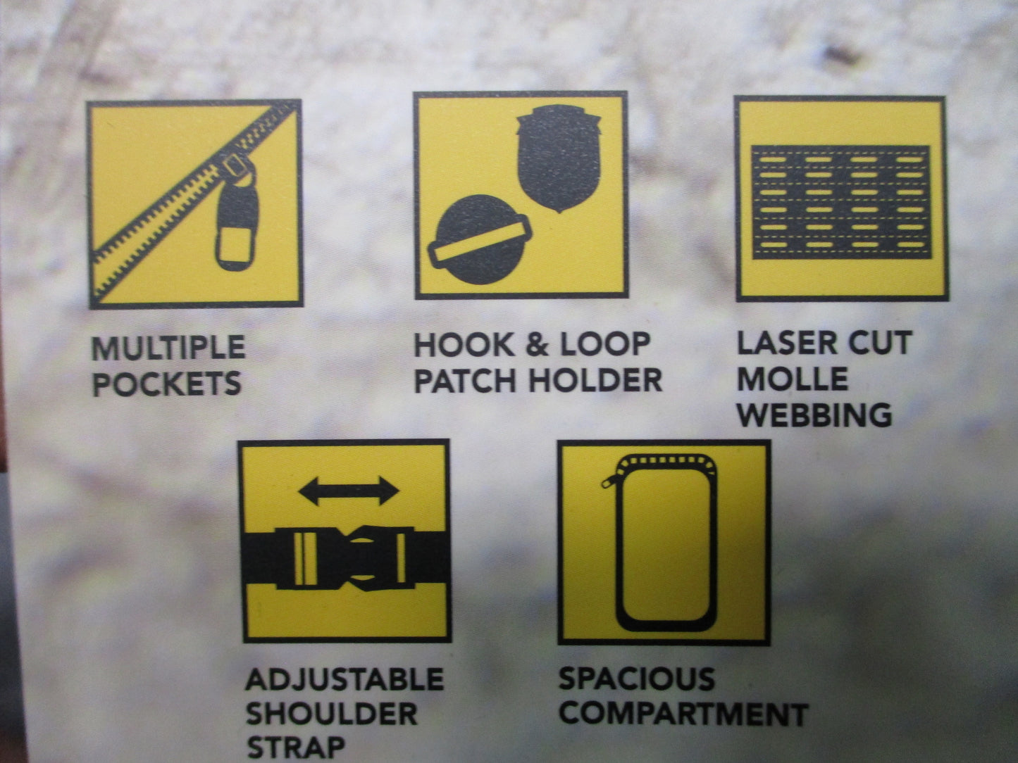 Highland Tactical Expat Sling Pack Dark Green Laser Cut MOLLE New With Tags