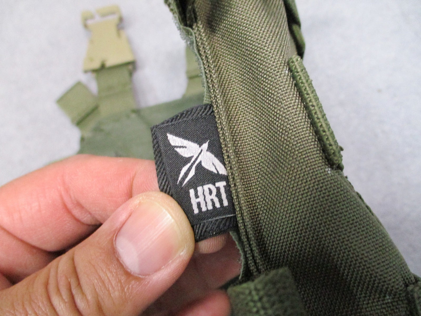 HRT Tactical Gear Response Placard Ranger Green 2 Rifle / 2 Pistol Mag Carrier