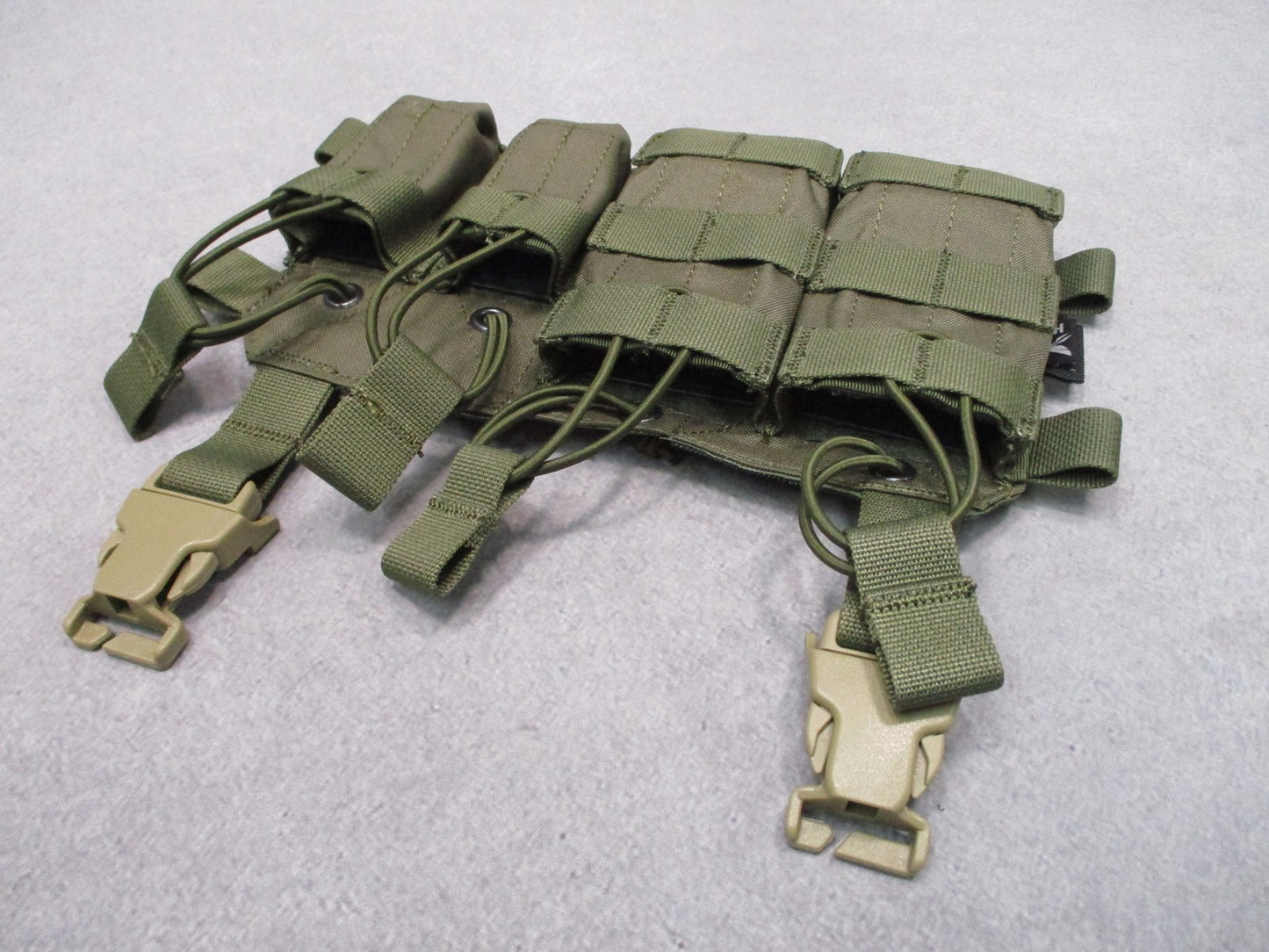HRT Tactical Gear Response Placard Ranger Green 2 Rifle / 2 Pistol Mag Carrier