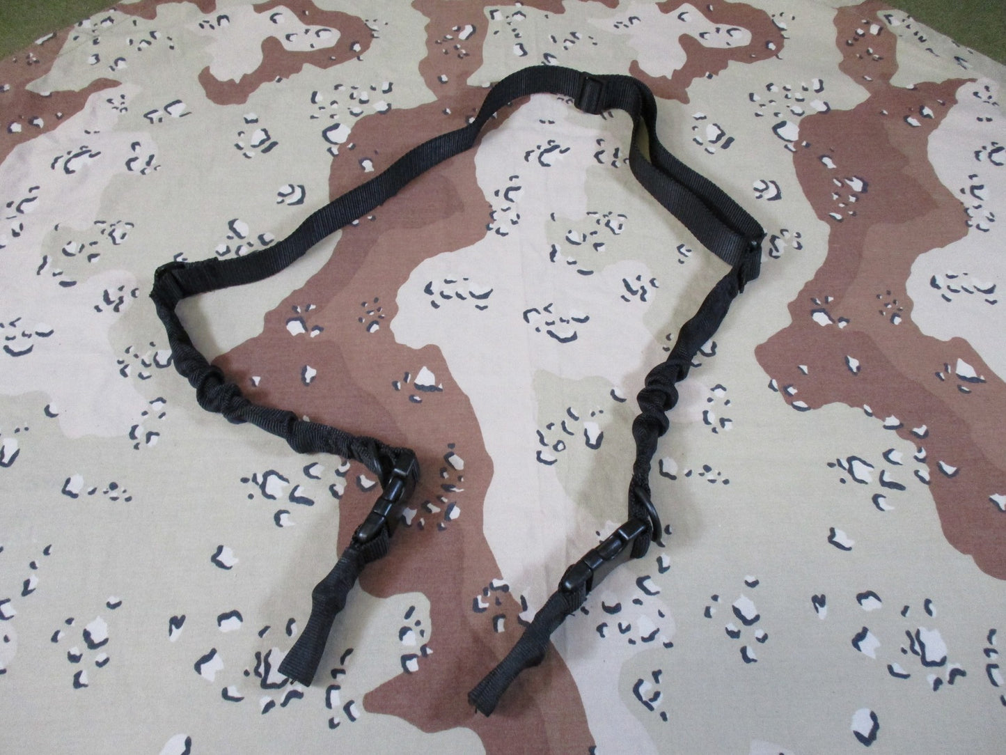 Rothco 2-Point Tactical Rifle Sling Dual Bungee Quick Release Black 4656 New